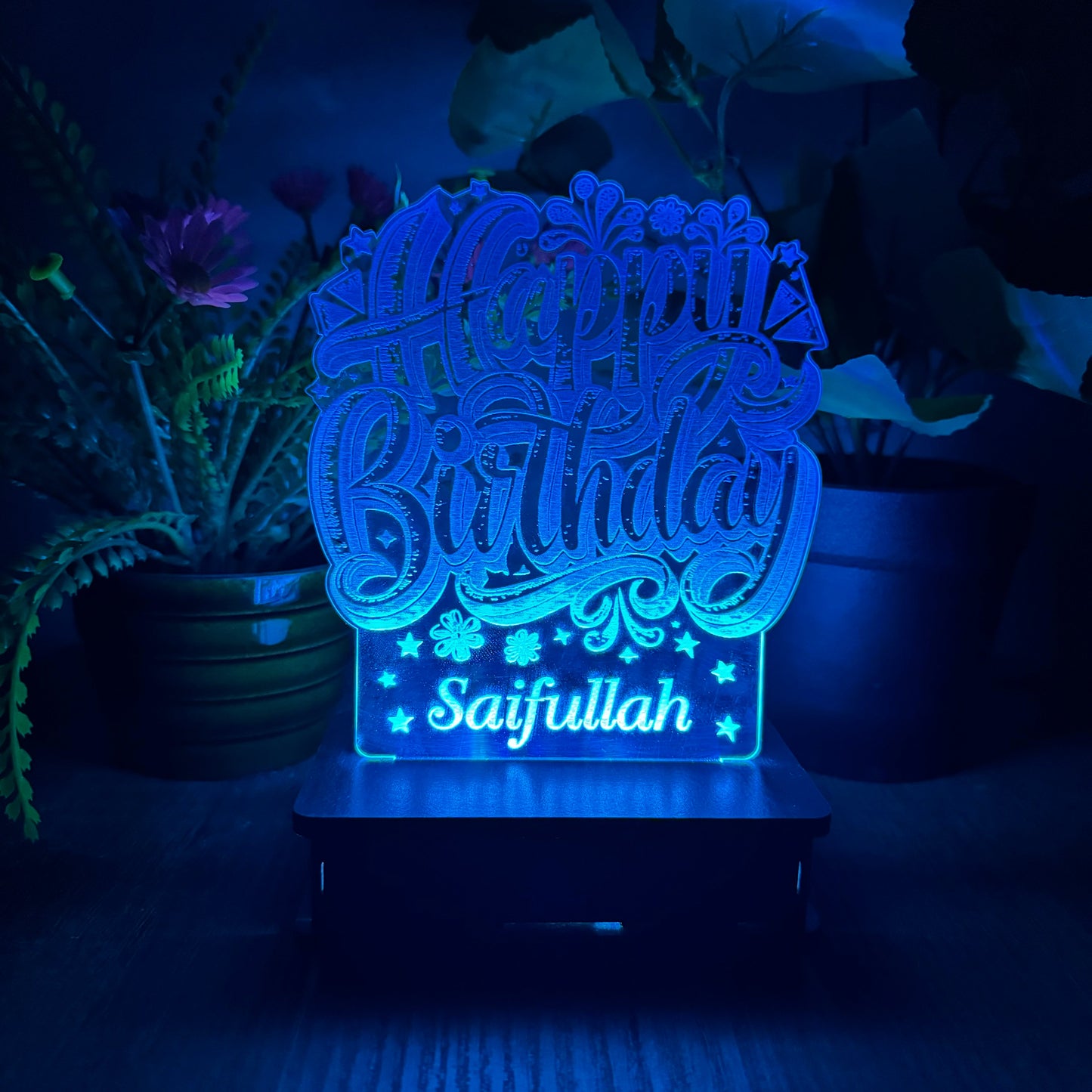 Birthday Customised Lamp B1